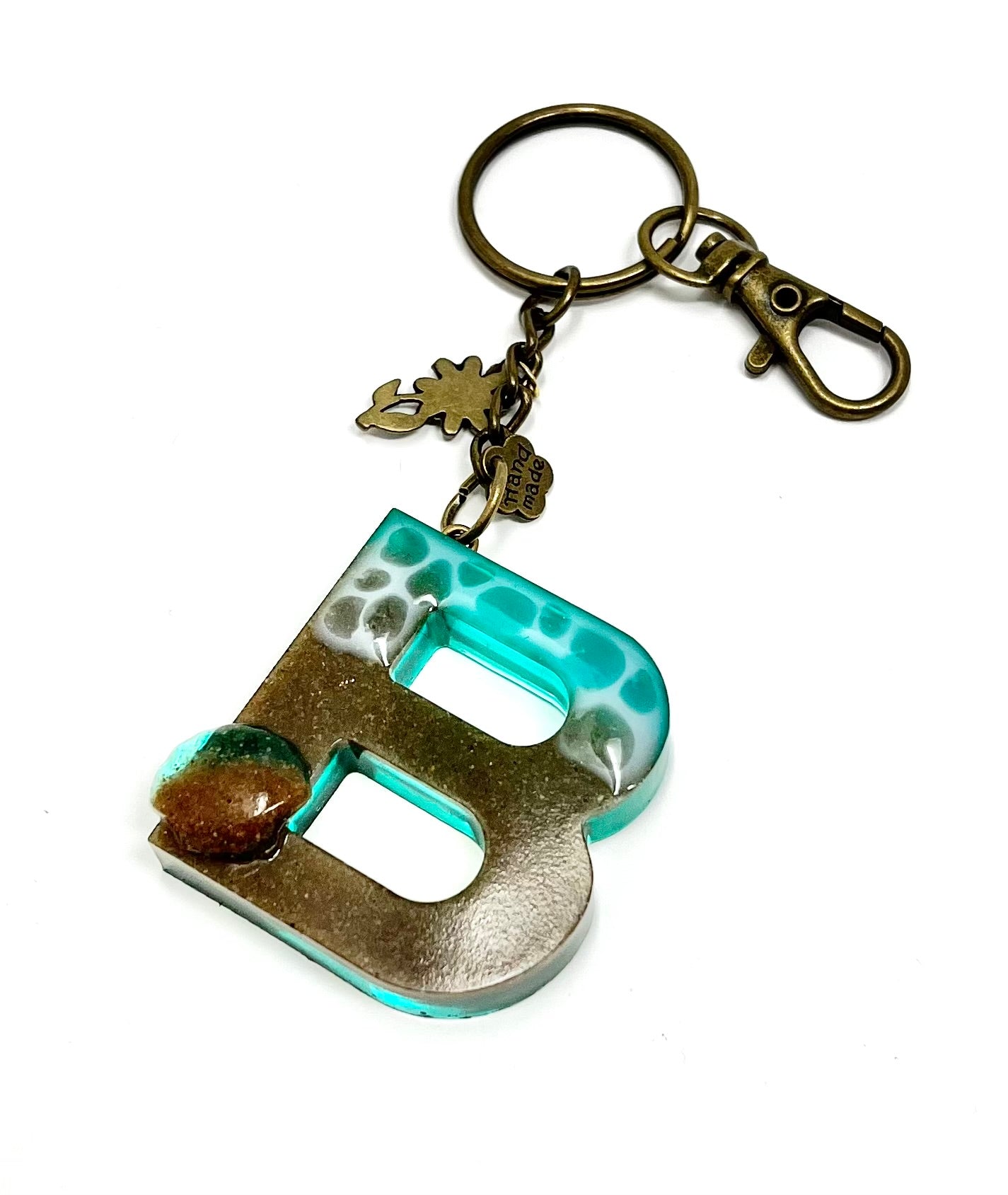 Alphabet Keyring in Seashore effect