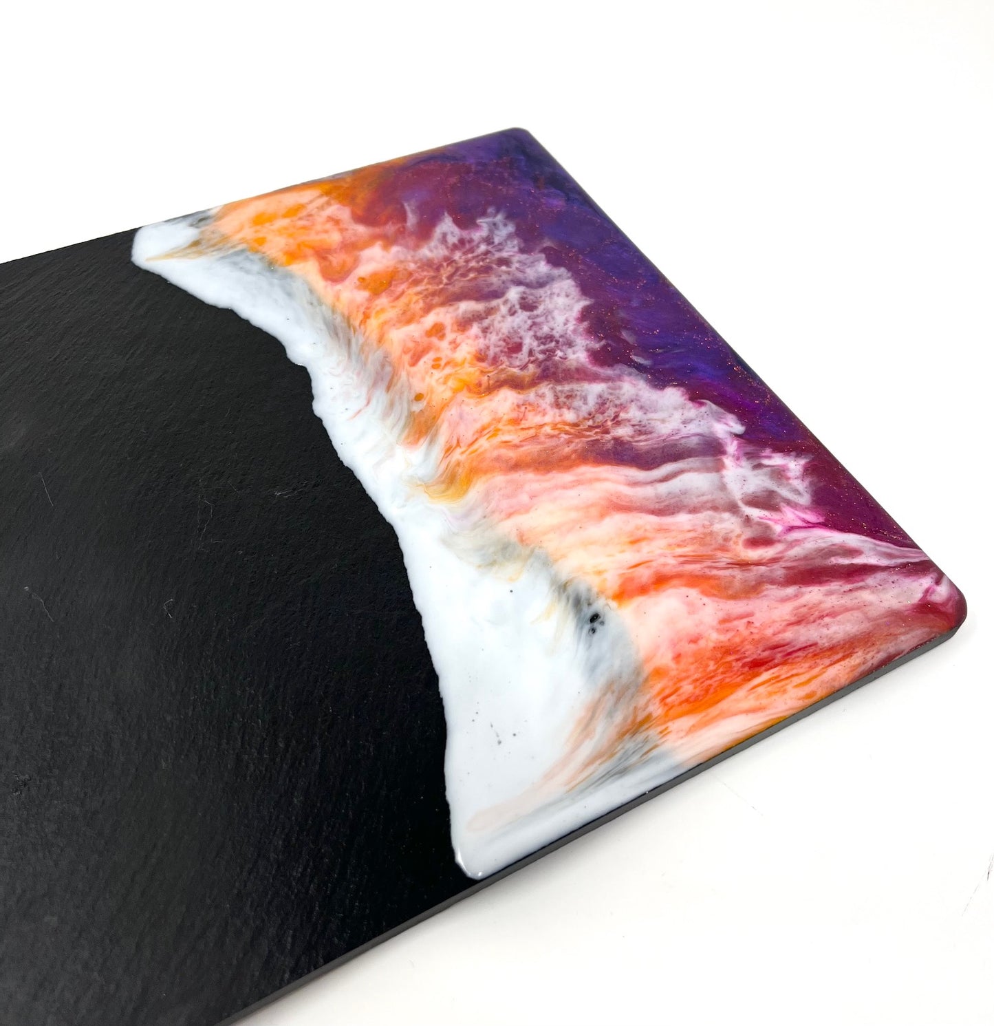Wave Effect Slate Serving Board