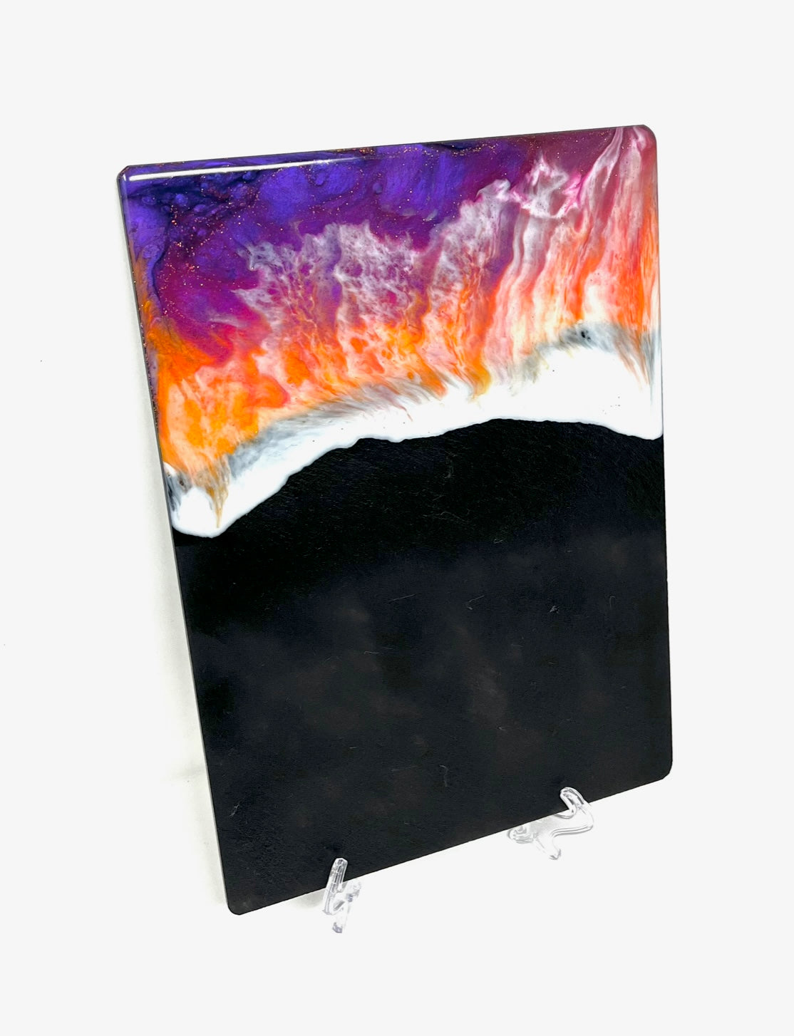 Wave Effect Slate Serving Board