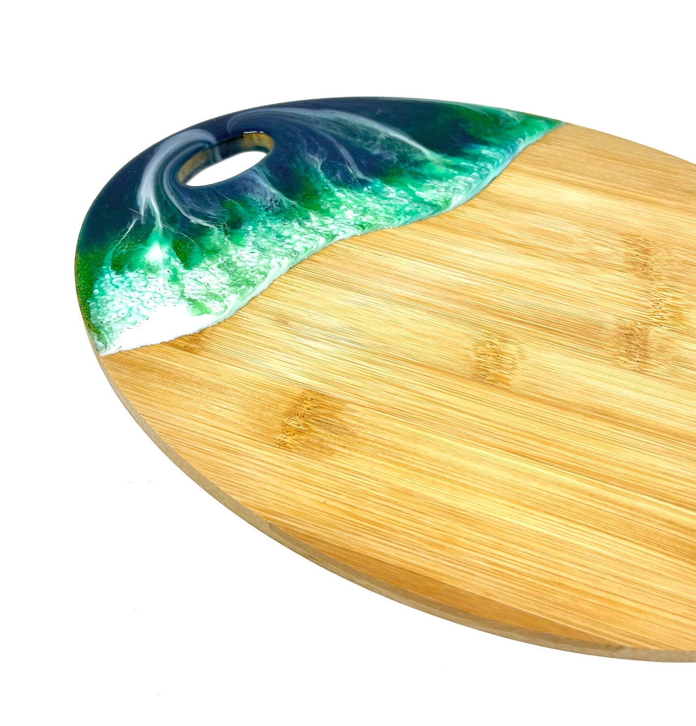 Wave Effect Oval Serving Board