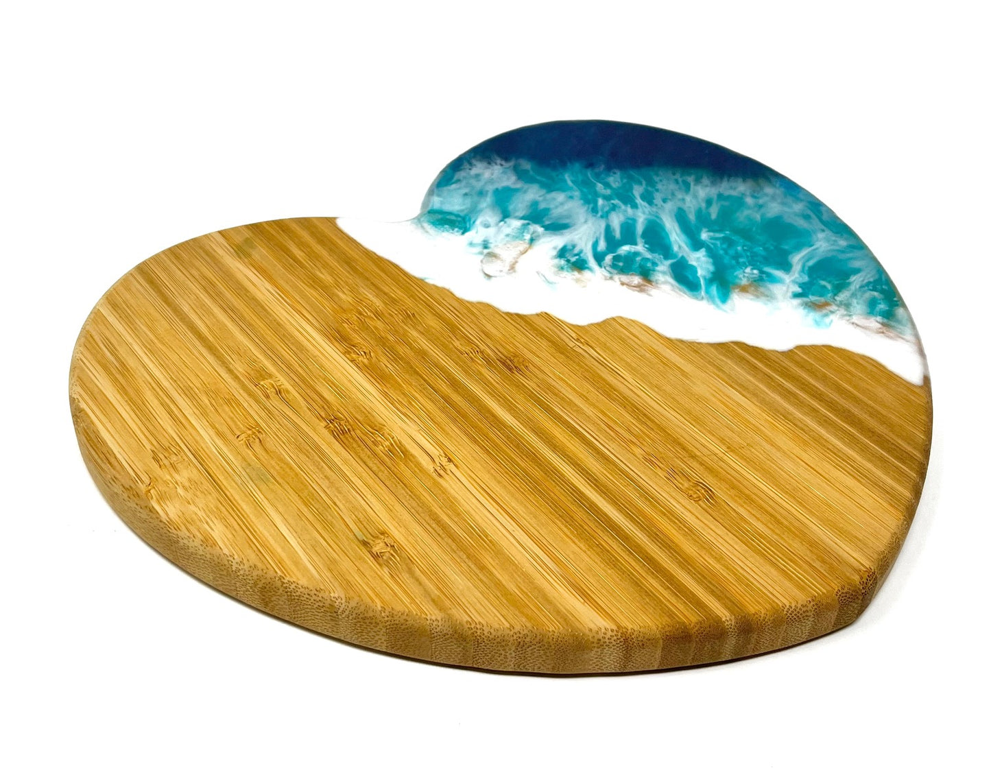Wave Effect Heart Shaped Serving Board