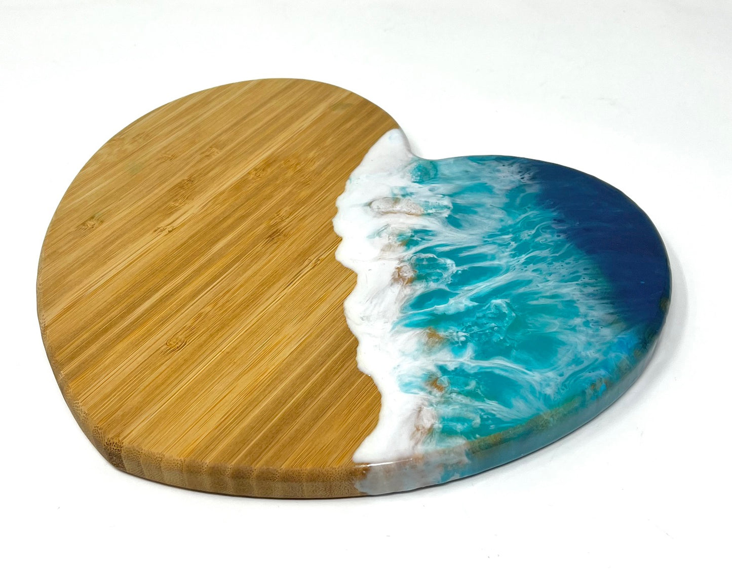 Wave Effect Heart Shaped Serving Board