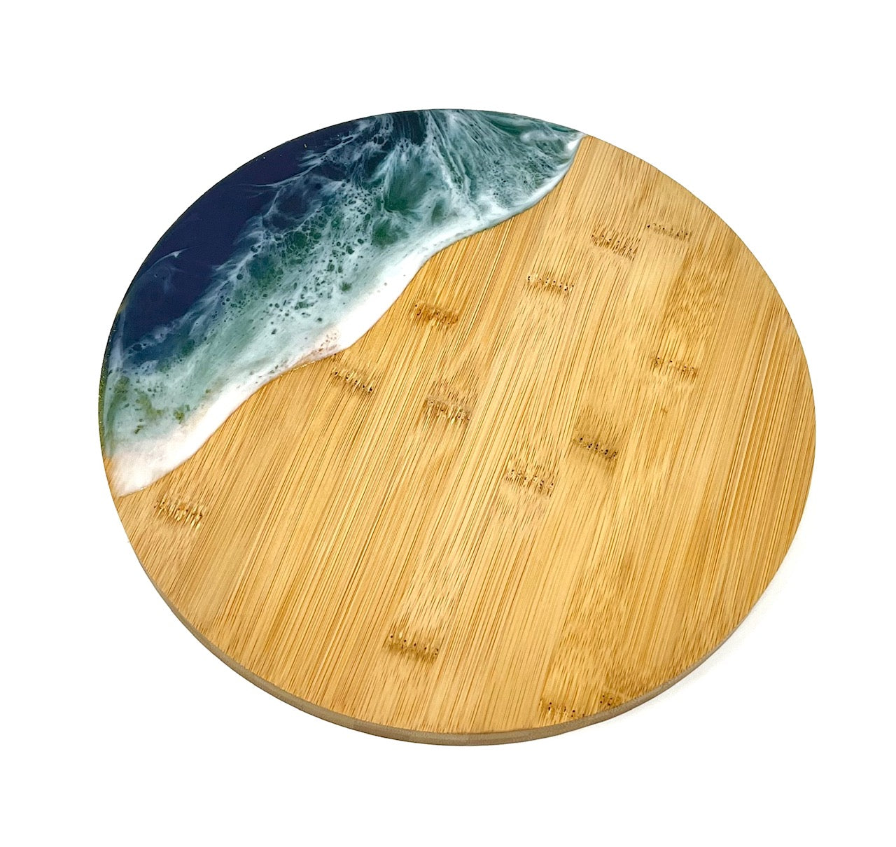Wave Effect Round Serving Board