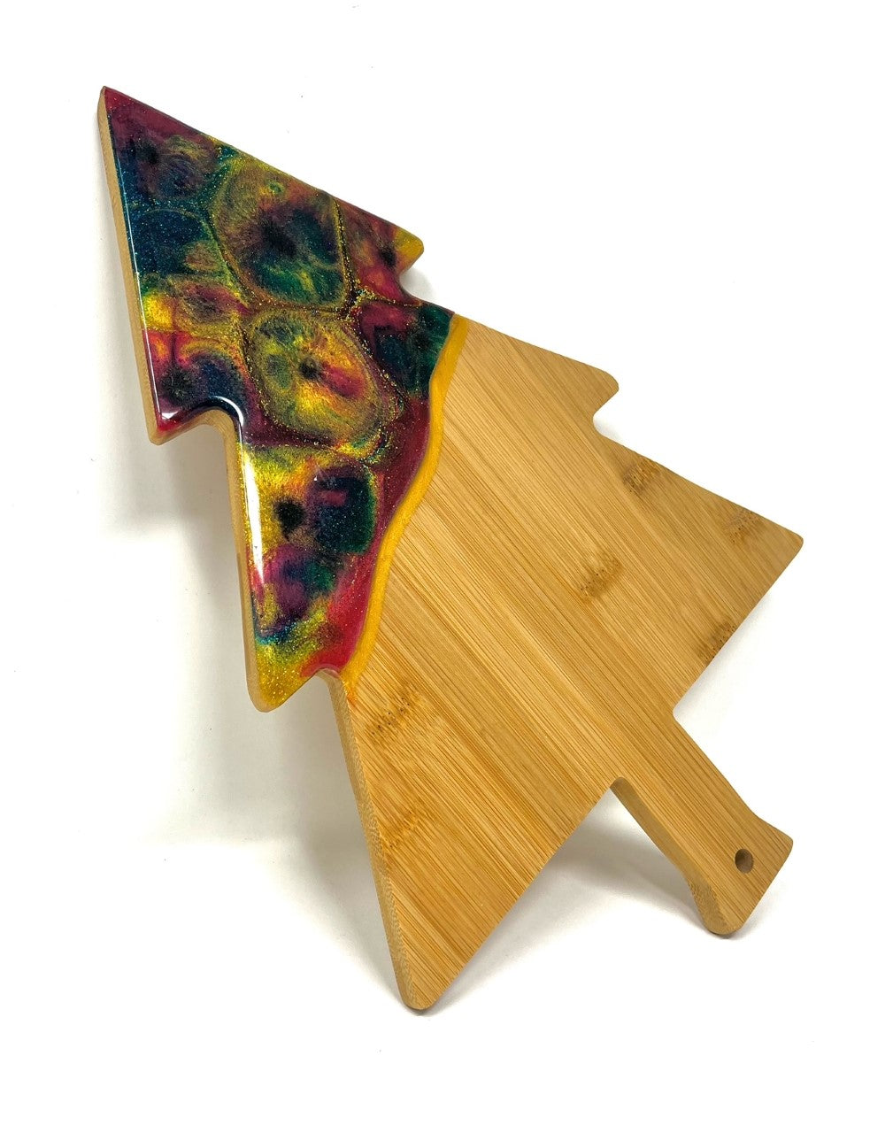 Festive Christmas Tree Serving Board