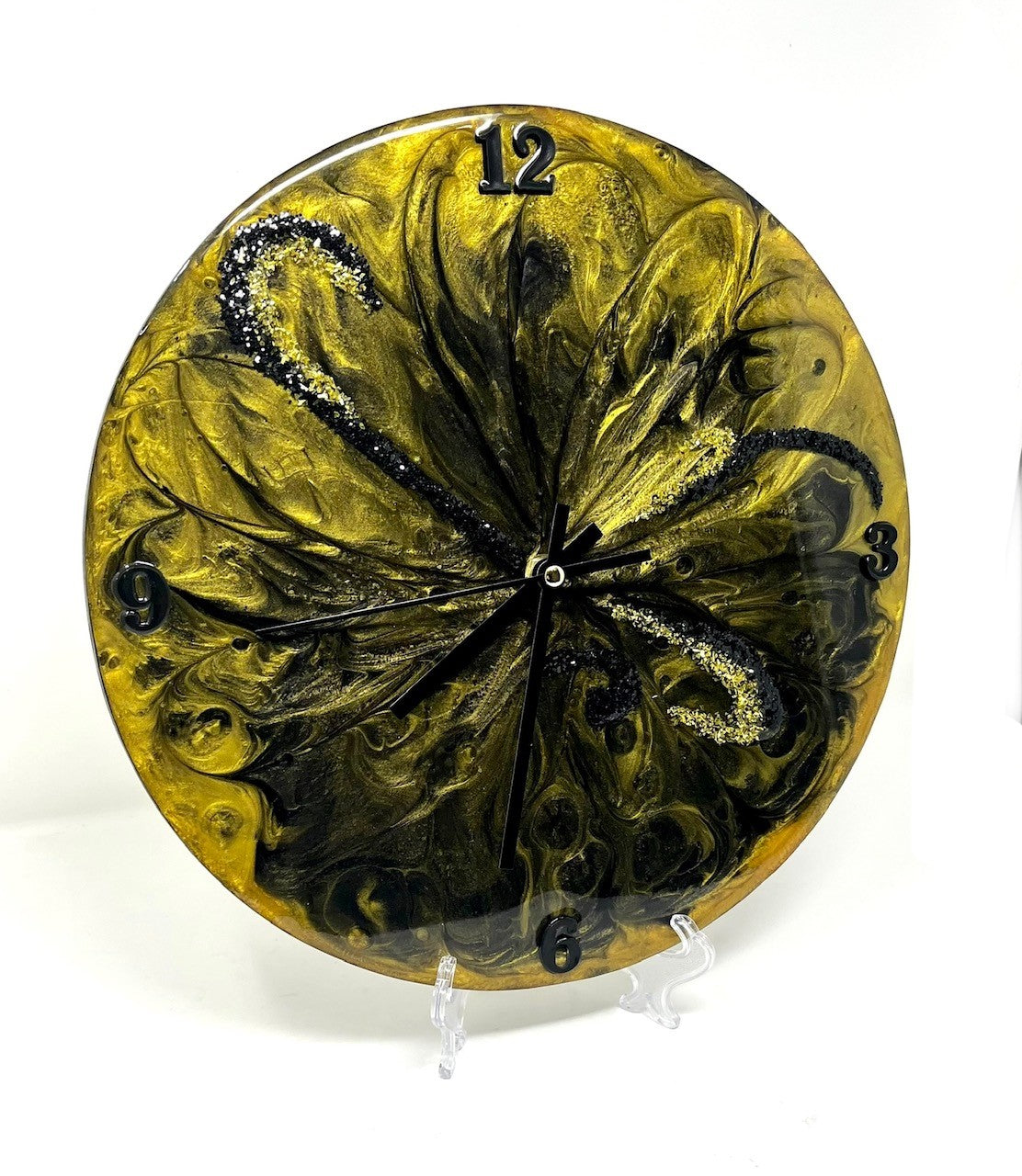 Black & Gold Wall Clock