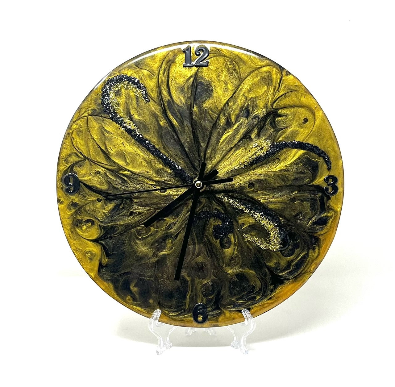 Black & Gold Wall Clock