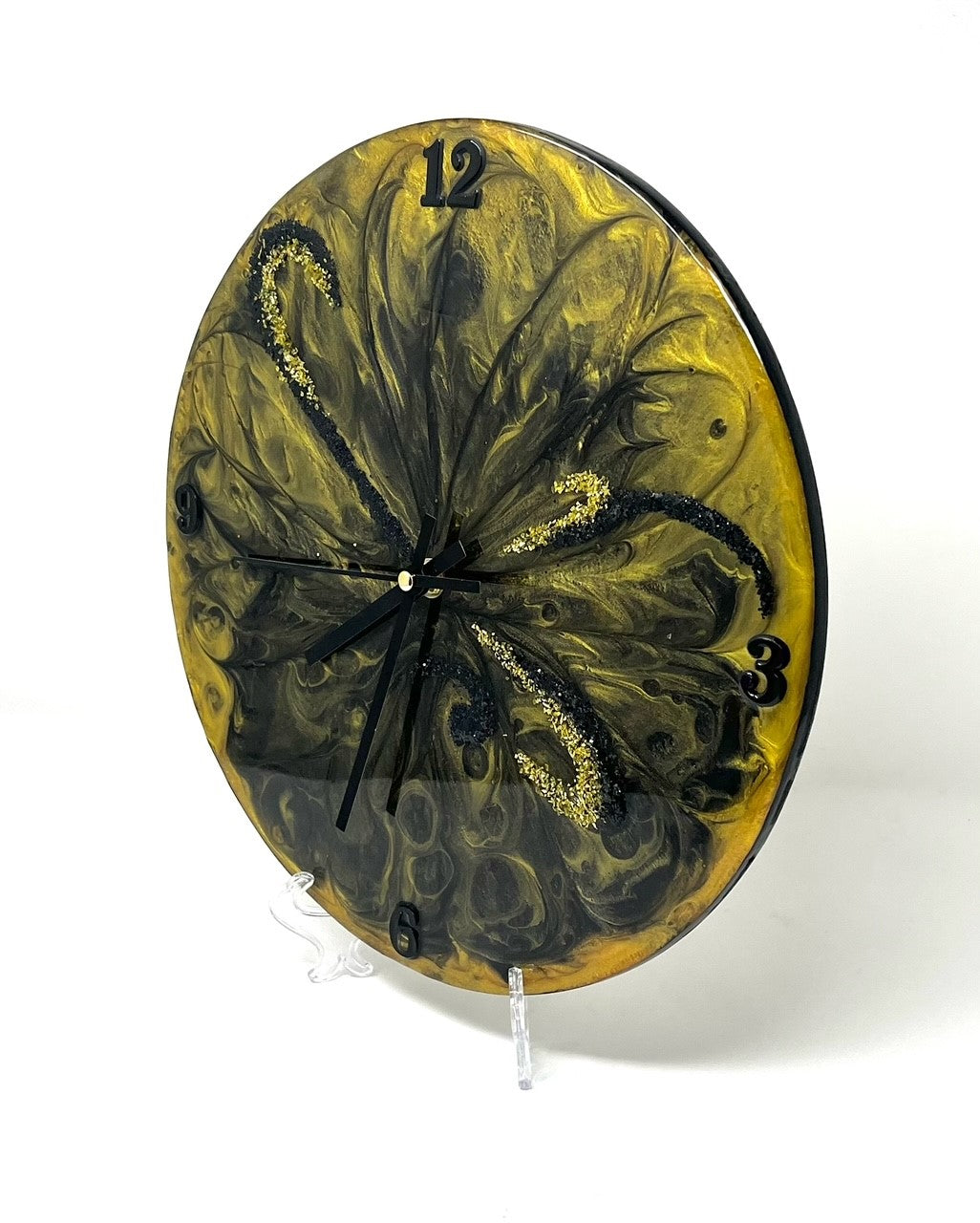 Black & Gold Wall Clock