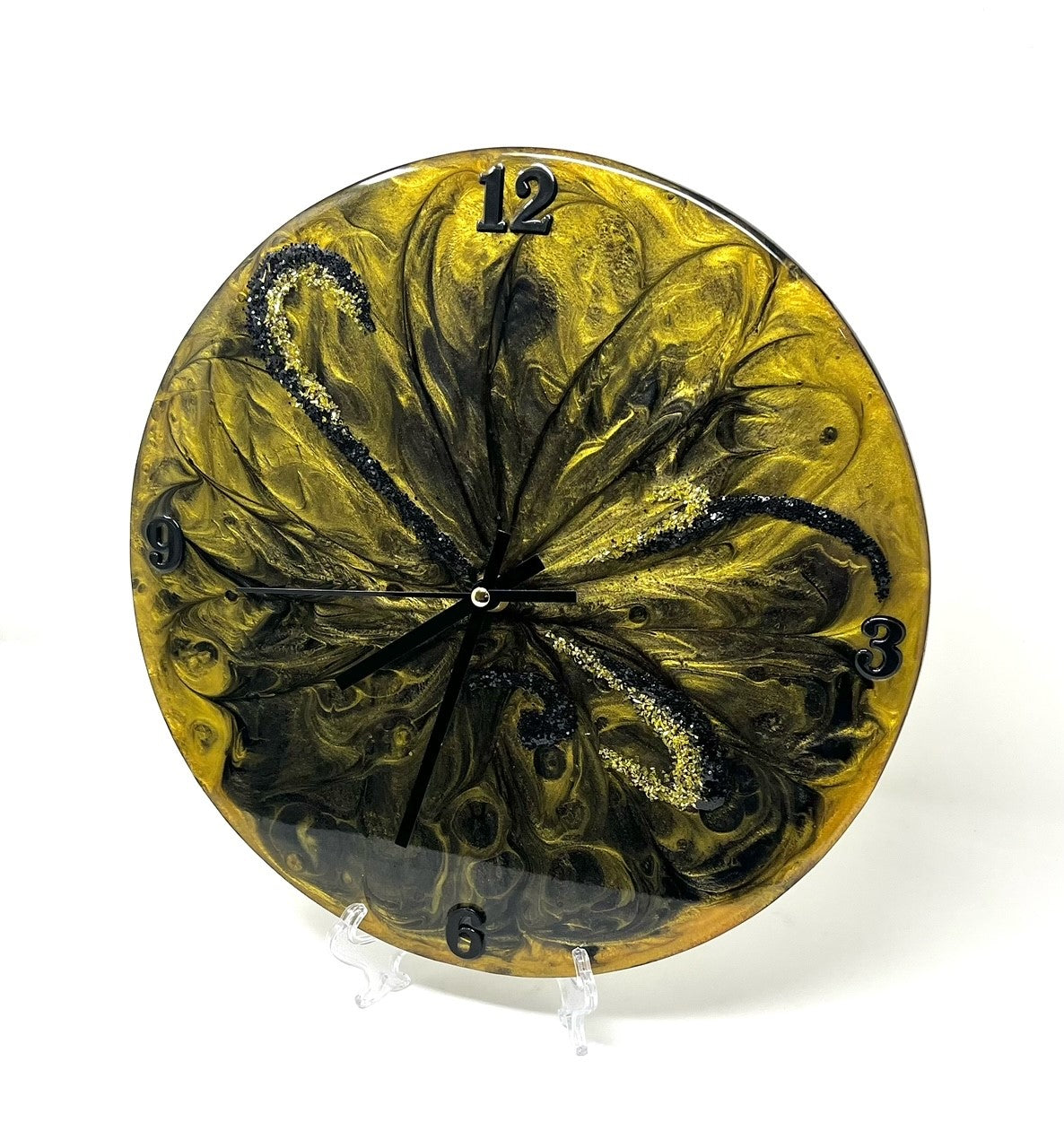 Black & Gold Wall Clock